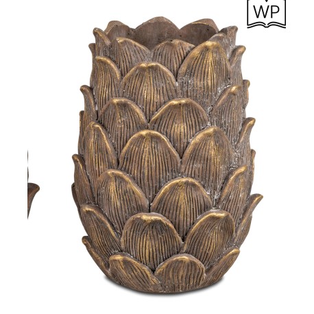 Vase gold antikfarben 24 cm