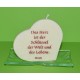 Herz Kerze mit Spruch 9 cm ...Liebe ist das einzige .....