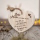 Deko Herz aus Holz Liebe Mama .....