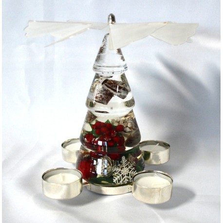 Ornament Silber Ufo Classic  Teelichthalter