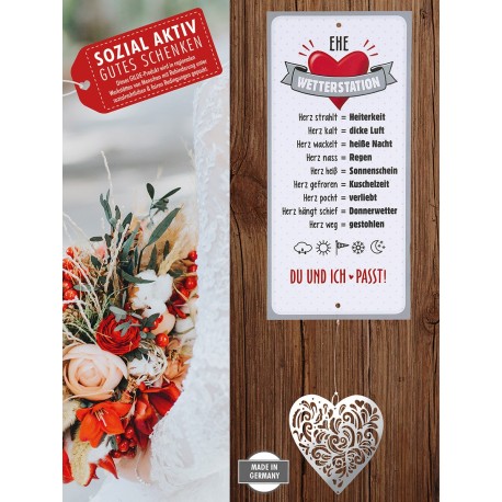 Spardose Hochzeit Auto aus Keramik