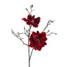 Magnolienzweig rot/gold aus Kunstmaterial