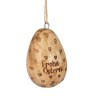 Ei aus Holz mit Gravur zum hängen