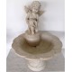 Brunnen Engel auf Blüte inkl. Pumpe und Trafo