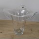 Vase mundgeblasen transparent