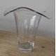 Vase mundgeblasen transparent
